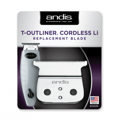 Pacote de lâmina de substituição para aparador Andis T-Outliner Cordless Li