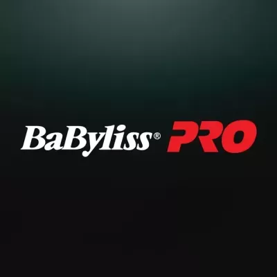 Logo BaByliss PRO em fundo preto