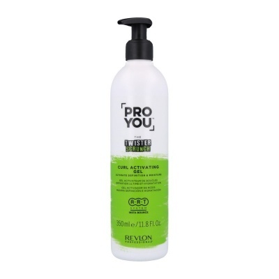 Frasco branco com doseador preto de gel ativador de caracóis REVLON PROFESSIONAL