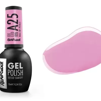 Gel Polish rosa com amostra de cor