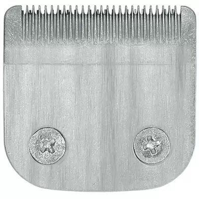 Lâmina metálica prateada para máquina de cortar cabelo