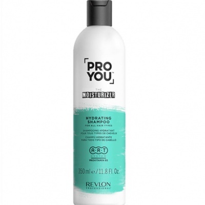 Frasco branco de shampoo hidratante Pro You The Moisturizer da Revlon Professional