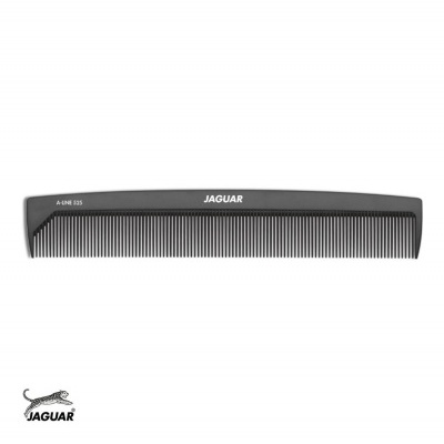Pente preto de plástico com a marca JAGUAR e texto A-LINE 335