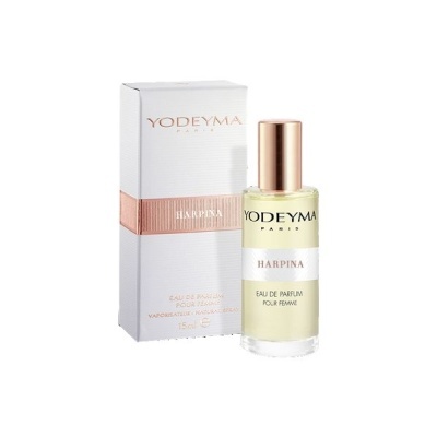 Frasco de perfume Yodeyma Harpina com embalagem