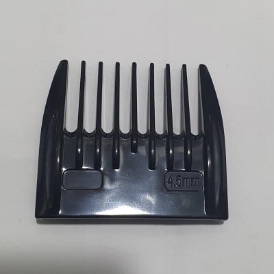 Pente de máquina para cortar cabelo preto 4.5mm