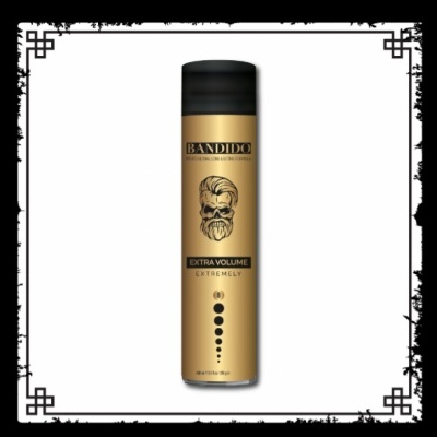 Spray fixador para cabelo BANDIDO EXTRA VOLUME EXTREMELY dourado
