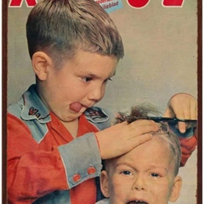 Capa da revista REVUE com crianças e data 25 NOV. 1961