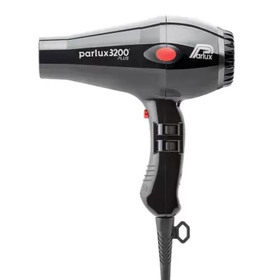 Secador de cabelo Parlux 3200 Plus preto e cinza