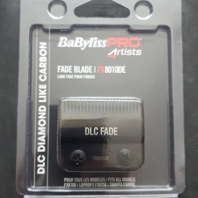 Lâmina de corte BaByliss PRO Artists FX 8010DE DLC Fade preta em blister preto