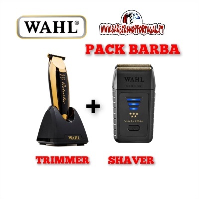 Pack barba com Aparador e Barbear WAHL