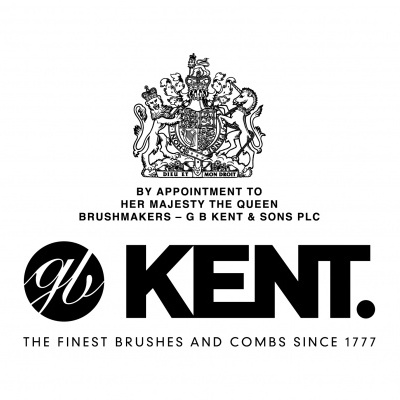 Logótipo da marca KENT com brasão real e texto oficial