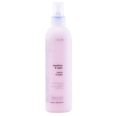 Frasco rosa claro de leave-in para cabelo com tampa spray