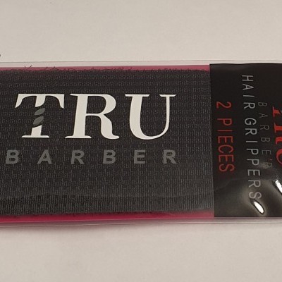 Duas pegas pretas para máquina de cortar cabelo da TRU BARBER em embalagem transparente