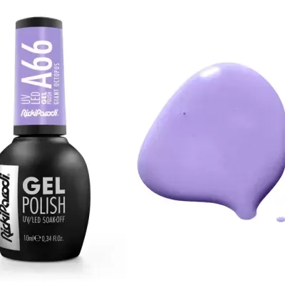Esmalte de gel UV Richwood A66 com gota de esmalte lilás claro