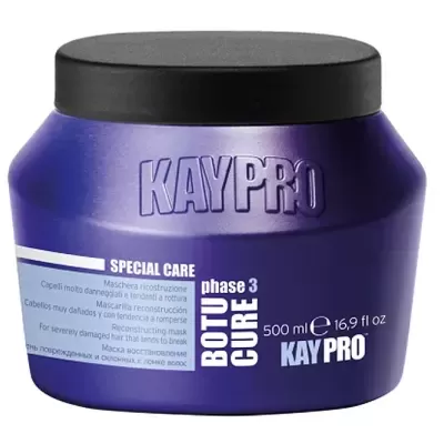Frasco roxo KayPro Botu Cure Phase 3 com tampa preta