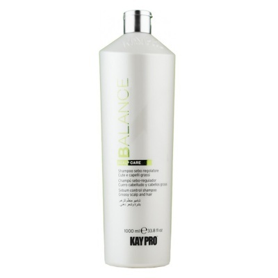 Frasco branco de shampoo Kay Pro Balance