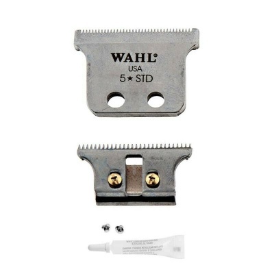 Lâminas metálicas WAHL USA 5* STD com parafusos e tubo de lubrificante