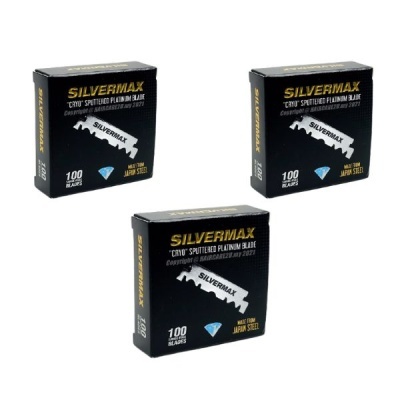 Caixas pretas de lâminas de barbear Silvermax