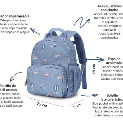 Mochila&#x20;Infantil&#x20;Planes