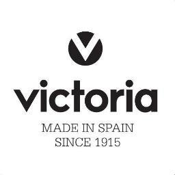 Logótipo da marca Victoria com texto MADE IN SPAIN SINCE 1915