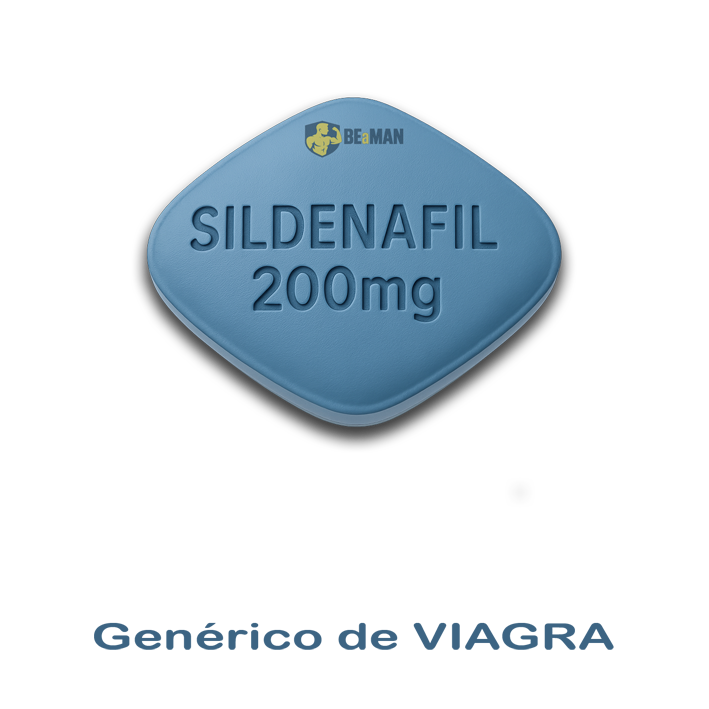 SILDENAFIL 200mg (10 comprimidos) Comprimido azul de SILDENAFIL 200mg com logotipo BEaMAN