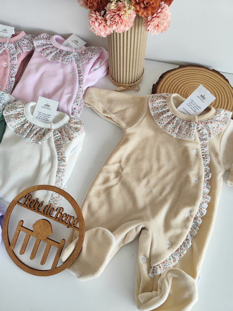 Babygrow Flor Veludo