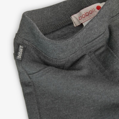Calças cinzentas para criança com etiquetas Boboli