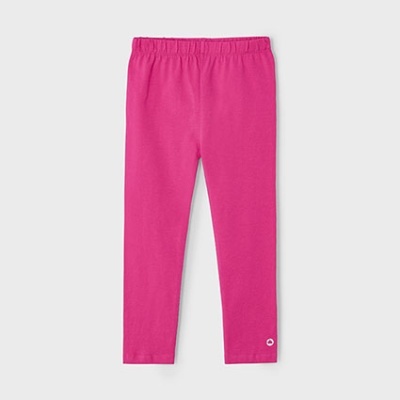 Leggings cor-de-rosa com cintura elástica e logótipo branco