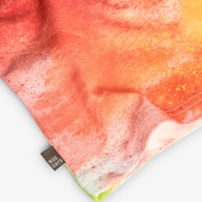 Tecido tingido com etiqueta NICE DAYS