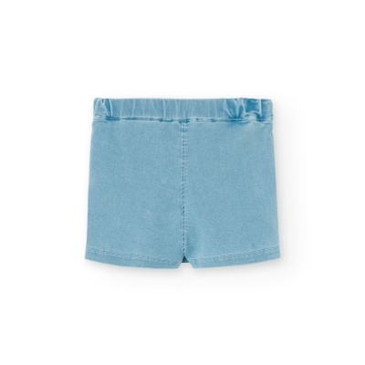 Calções de criança azuis com cintura elástica