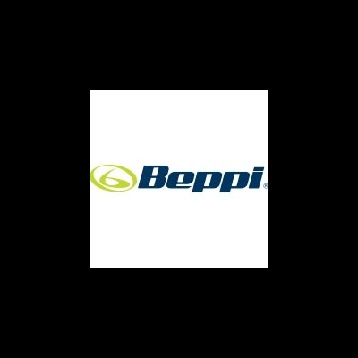 Logotipo da marca Beppi em azul e verde