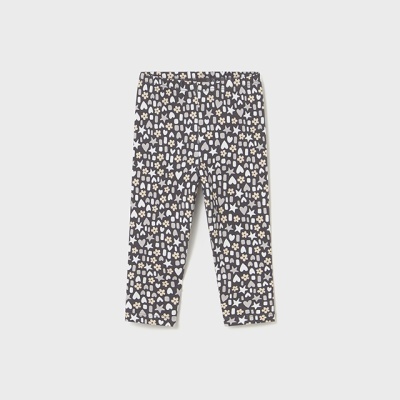 Calças de criança com padrão de estrelas e corações