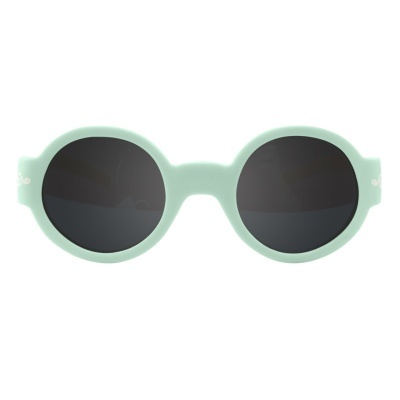 Óculos de sol redondos verdes com lentes escuras