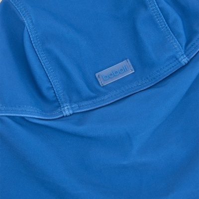 Tecido azul com etiqueta boboli