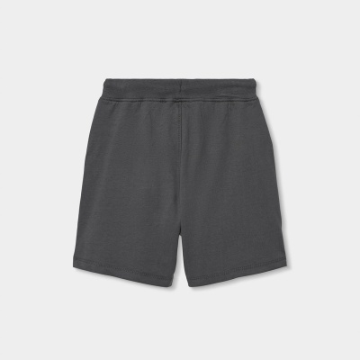 Calções cinza escuro com cós elástico