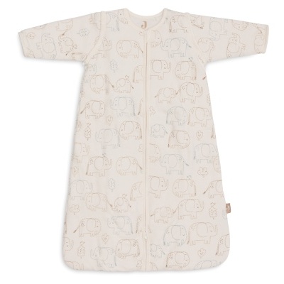 Saco de dormir para bebé com padrão de elefantes
