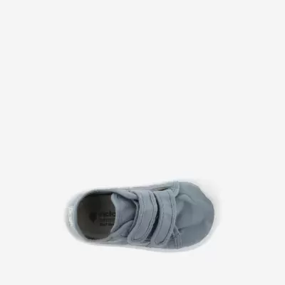 Ténis azul claro com fecho de velcro duplo para criança