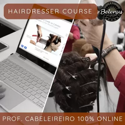 Curso Profissional de Cabeleireiro Corte e Penteados: 100% Online