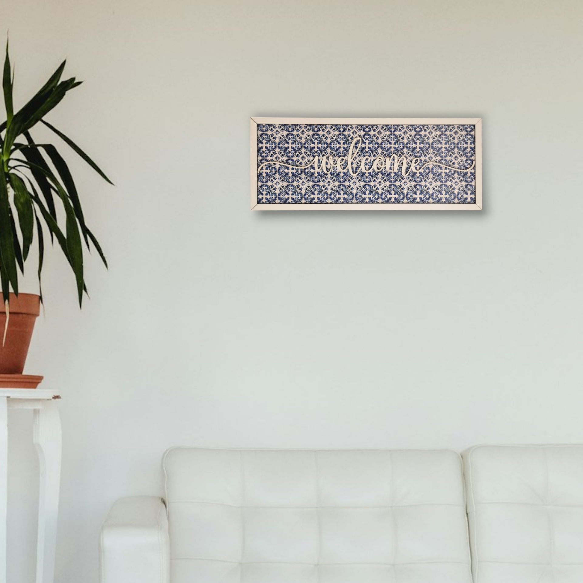 Placa Welcome Quadro decorativo com texto