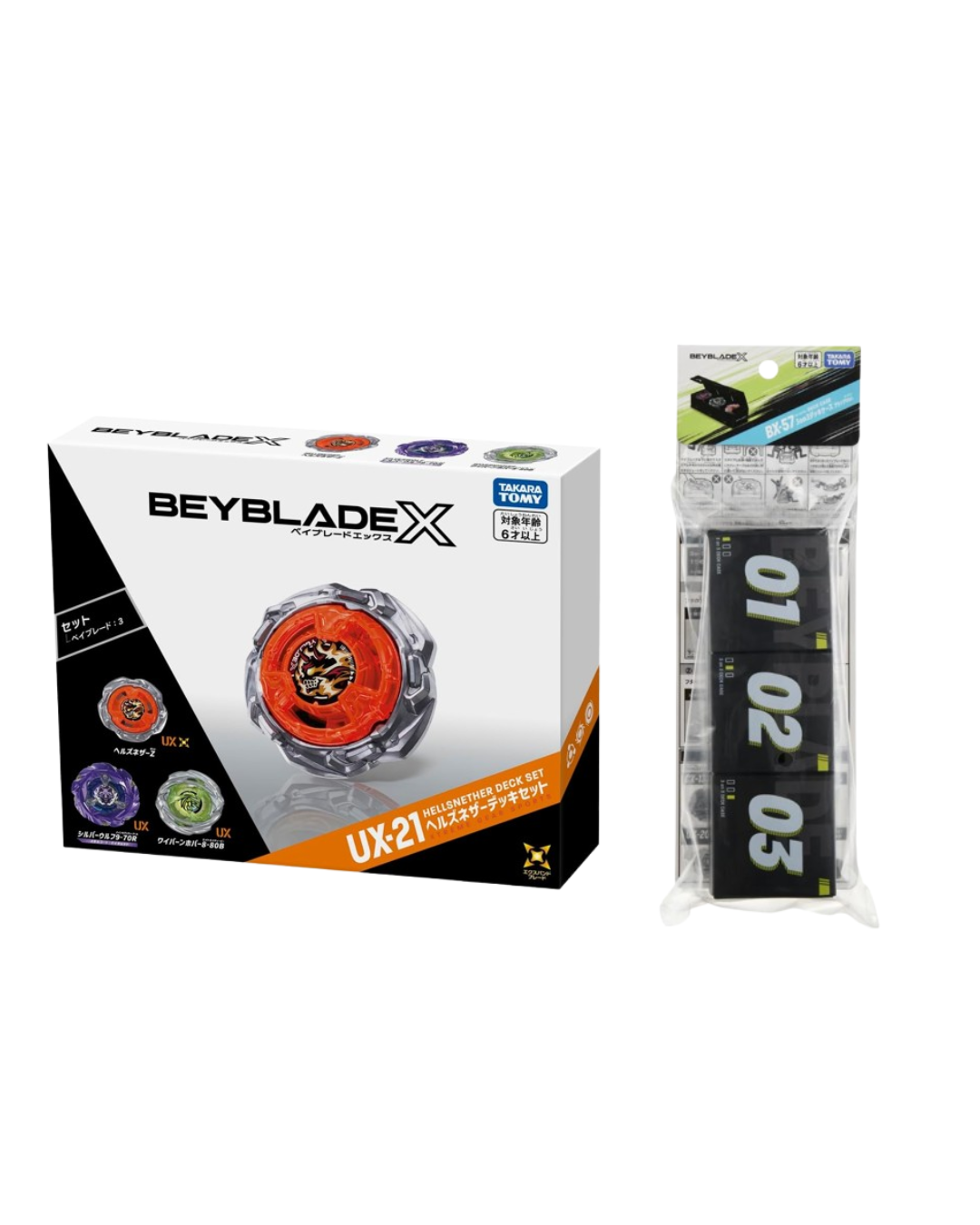 PRE-ORDER] Takara Tomy BEYBLADE X UX-21 Hell Nether Deck Set +