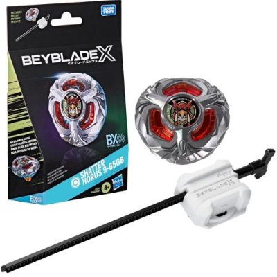 Beyblade X spinning top toy set with launcher and packaging