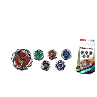 Beyblade X spinning tops set with packaging