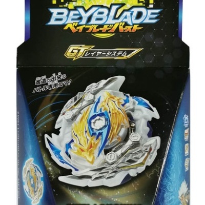 Beyblade Burst GT Layer System Zwei Longinus in black packaging with Takara Tomy branding