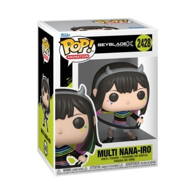 Funko POP! vinyl figure of Multi Nana-Iro in Beyblade X packaging