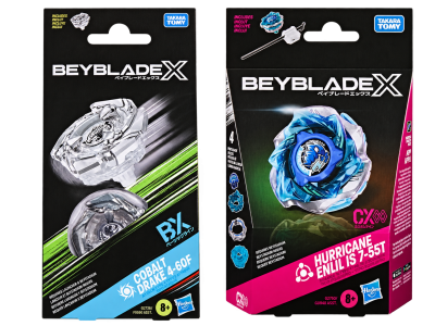 Beyblade X Bundle Cobalt Drake 4-60F and Hurricane Enlil IS 7-55T