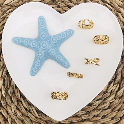 Anel&#x20;de&#x20;a&#x00E7;o&#x20;com&#x20;banho&#x20;de&#x20;ouro&#x20;-&#x20;Paola