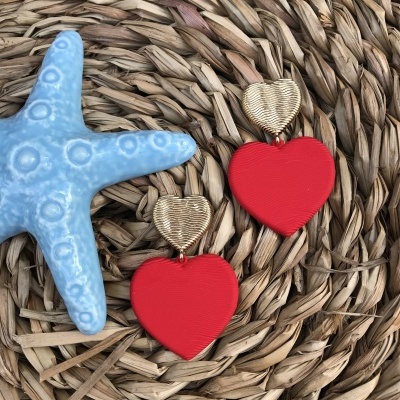 Brincos&#x20;forma&#x20;de&#x20;Cora&#x00E7;&#x00E3;o&#x20;-&#x20;Amor