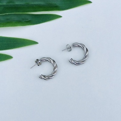 Argolas&#x20;em&#x20;A&#x00E7;o&#x20;Entrela&#x00E7;adas