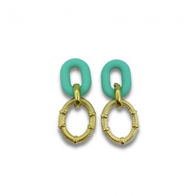 Brincos&#x20;de&#x20;a&#x00E7;o&#x20;e&#x20;poliresina&#x20;-&#x20;Java