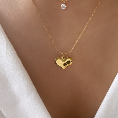 Colar&#x20;duplo&#x20;heart